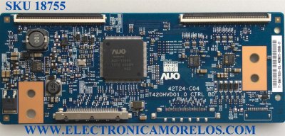 T-CON / WESTINGHOUSE 55.46T15.C04 / T420HVD01.0 / 5546T15C04 / 42T24-C04 / PANEL D460D3-GG53-COX / D460D3-GG53-C0X / MODELO DW46F1Y2